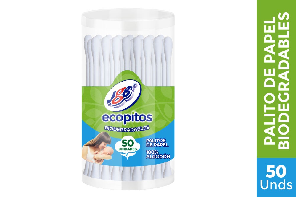 Copitos JGB Ecopitos Biodegradables 50 Unds