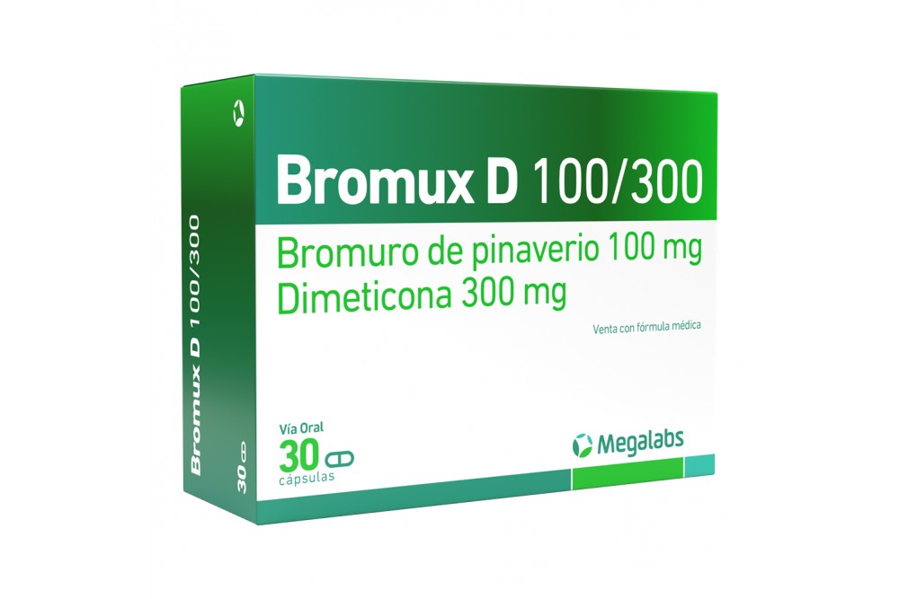 Bromux D 100 / 300 Mg Caja Con 30 Cápsulas