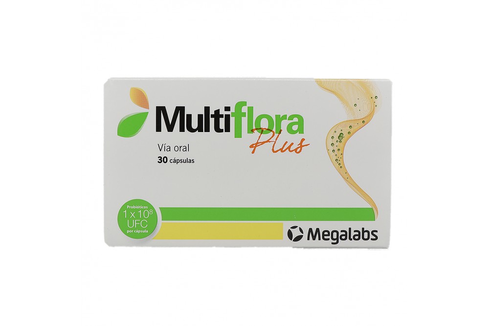 Probióticos Multiflora Plus Vía Oral 30 Cápsulas