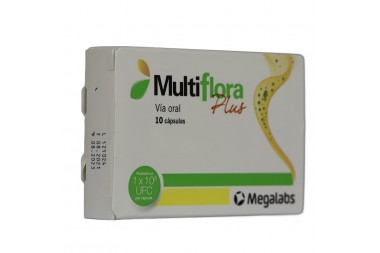 Probióticos Multiflora Plus 10 Cápsulas