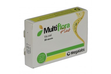 Probióticos Multiflora Plus 10 Cápsulas