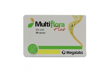 Probióticos Multiflora Plus 10 Cápsulas