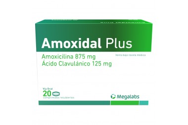 Amoxidal Plus 875/125 Mg 20 Comprimidos Recubiertos