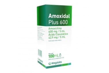 Amoxidal Plus 600 Polvo 100 Ml