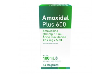 Amoxidal Plus 600 Polvo 100 Ml