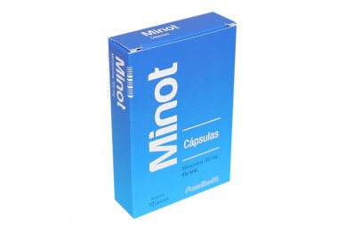 Minot 100 Mg Caja Con 10 Cápsulas