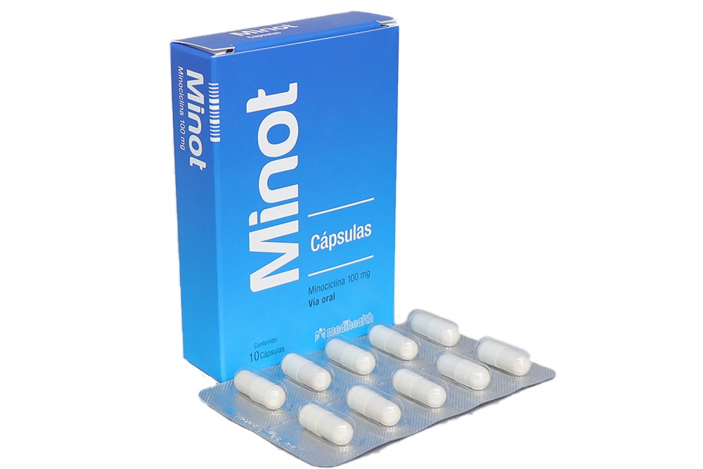 Minot 100 Mg Caja Con 10 Cápsulas