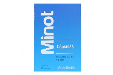 Minot 100 Mg Caja Con 10 Cápsulas