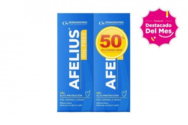 Oferta Protector Solar Afelius Spf 50 Oil Free 2 Unds