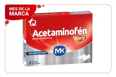 Acetaminofén 500/ 65 Mg...