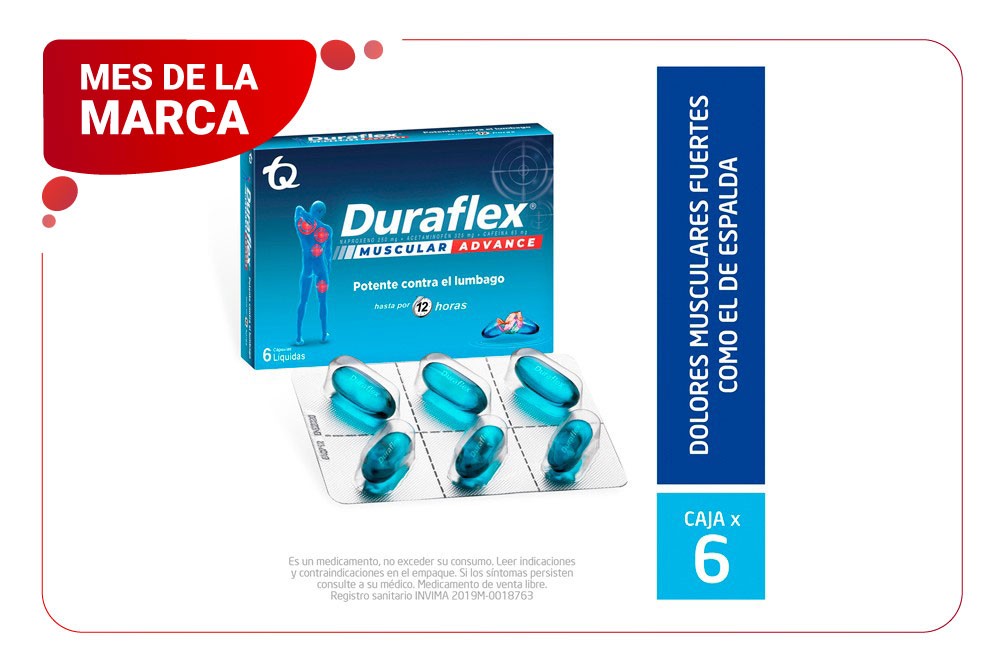 Duraflex Muscular Advance Caja Con 6 Cápsulas Blandas