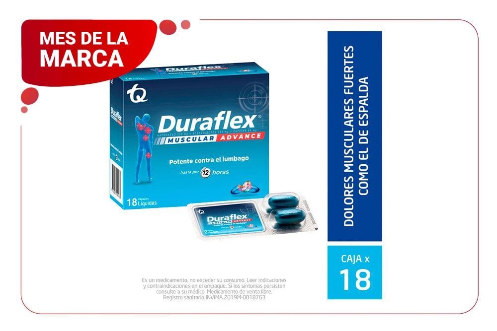 Duraflex Muscular Advance Caja Con 18 Cápsulas Blandas