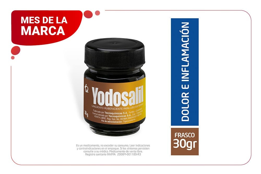 Yodosalil Ungüento Frasco Con 30 G