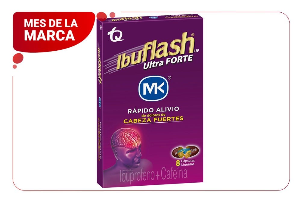 Ibuflash Ultra Forte 8 Capsulas