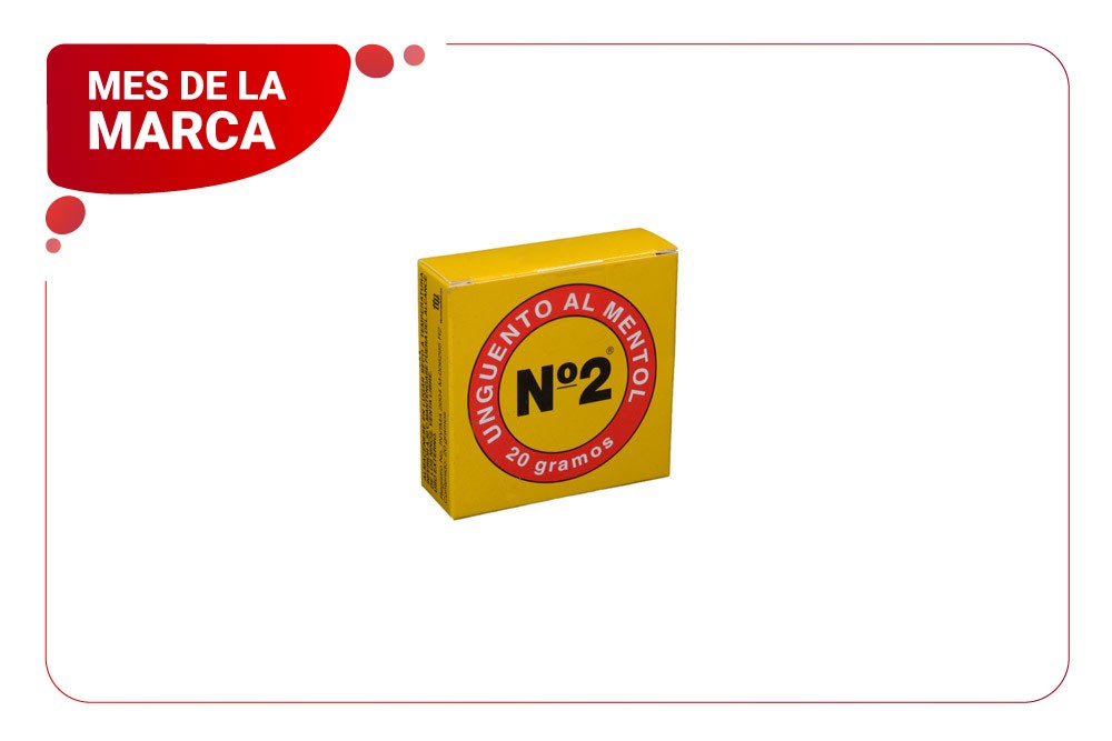 Unguento Al Mentol N°2 Caja Con Frasco Con 20 G