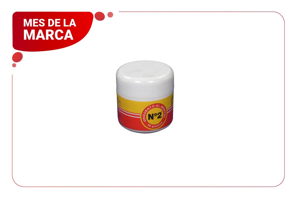 Ungüento Al Mentol N°2 Tarro Con 50 G