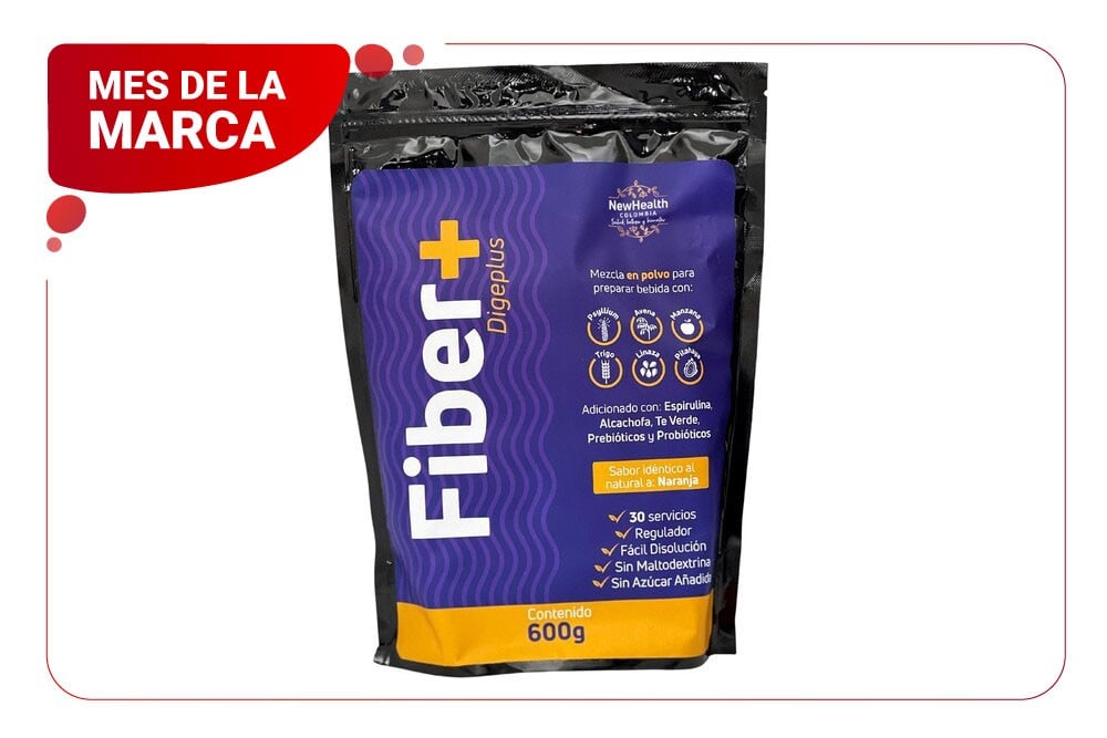 Mezcla Para Preparar Bebida Fiber Digeplus Naranja 600 G