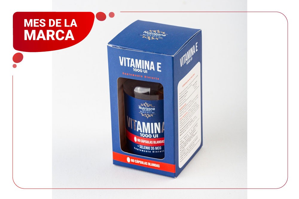 Vitamina E 1000Ui Newhealth 60 Cápsulas Blandas