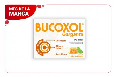 Bucoxol Sabor Miel & Limón...