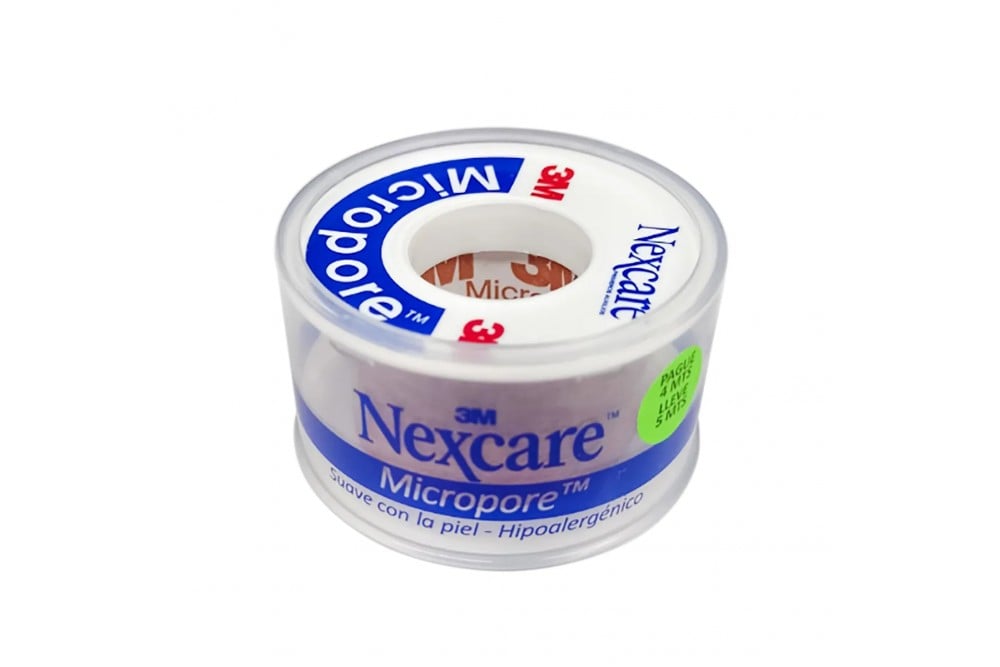 Oferta Micropore Nexcare 24 Mm Pague 4Mt Lleve 5Mt