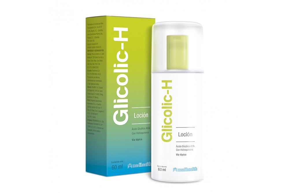 Glicolic-H En Loción Caja Con Frasco Con 60 Ml