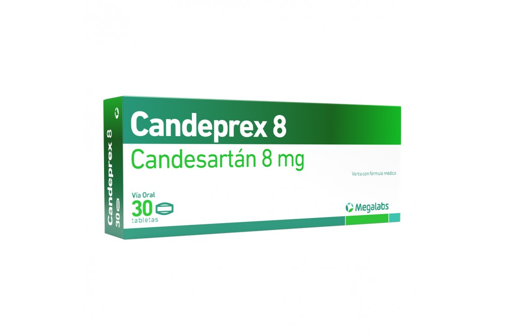 Candeprex 8 Mg Caja Con 30 Tabletas