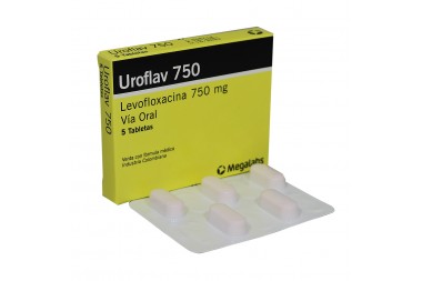 Uroflav 750 Mg 5 Tabletas