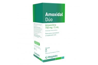 Amoxidal Dúo 750 Mg /5 Ml...