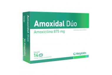 Amoxidal Dúo 875 Mg Caja...