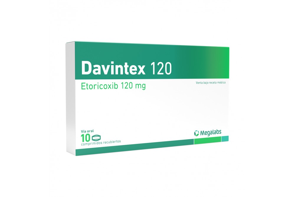 Davintex 120 Mg Vía Oral 10 Comprimidos Recubiertas