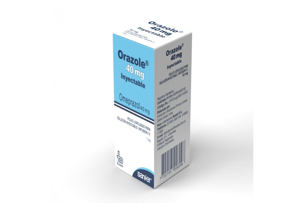 Orazole 40 Mg Inyectable Und