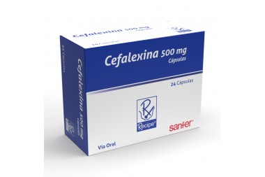 Cefalexina 500 Mg 24 Cápsulas