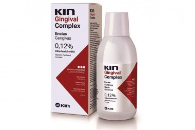 Enjuague Bucal Kin Gingival Complex 0,12% Cuidado Intensivo 250 Ml