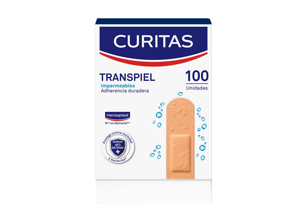 Curas Impermeables Curitas 100 Unds