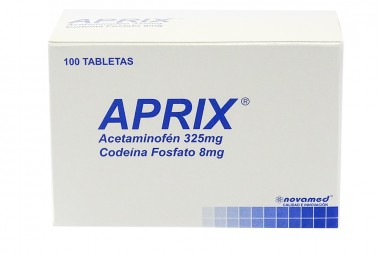 Aprix 325 Mg / 8 Mg 100 Tabletas