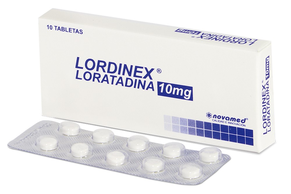 Lordinex 10 Mg Caja Con 10 Tabletas