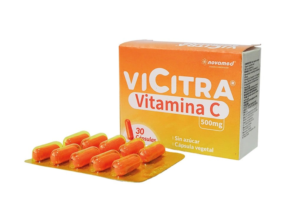 Vicitra 500 Mg Caja Por 30 Cápsulas