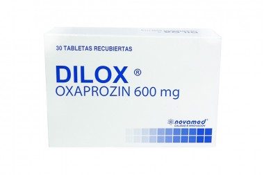 Dilox 600 Mg 30 Tabletas Recubiertas