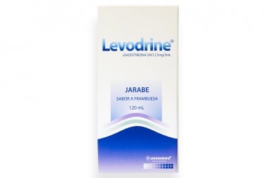 Levodrine 2,5 Mg / 5 Ml Sabor Frambuesa 120 Ml