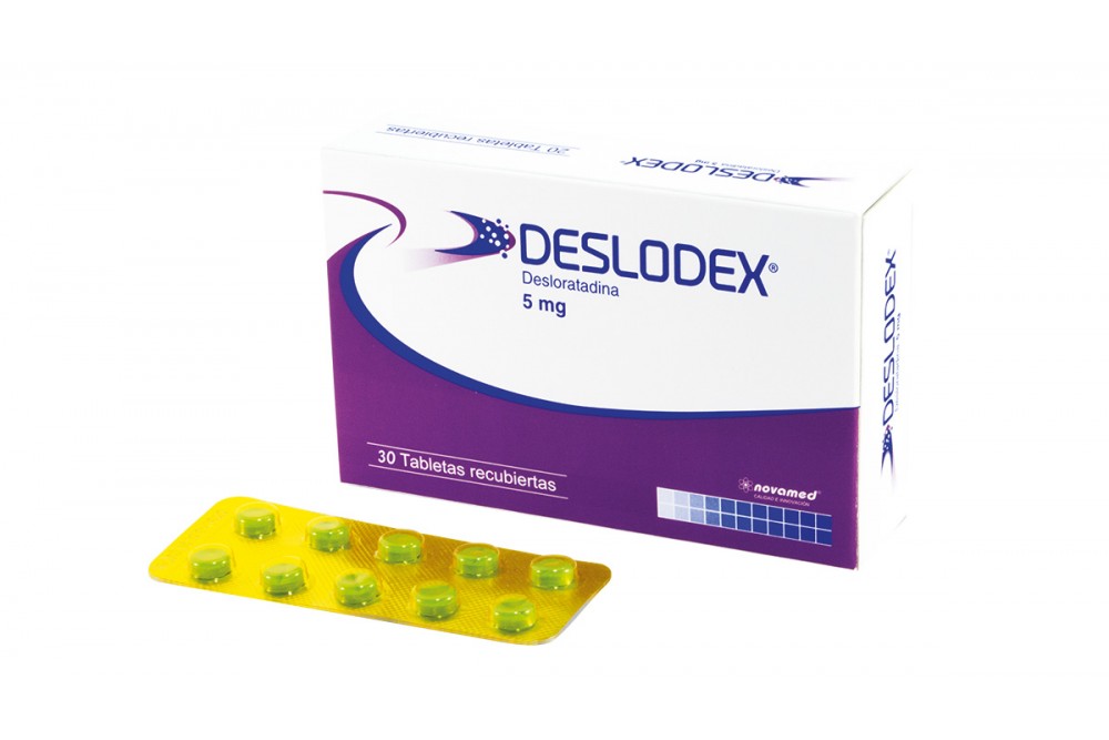 Deslodex 5 Mg 30 Tabletas Recubiertas