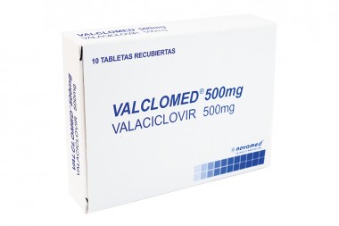 Valclomed 500 Mg 10 Tabletas Recubiertas