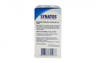 Jarabe Synatos Sabor Cereza 120 ML