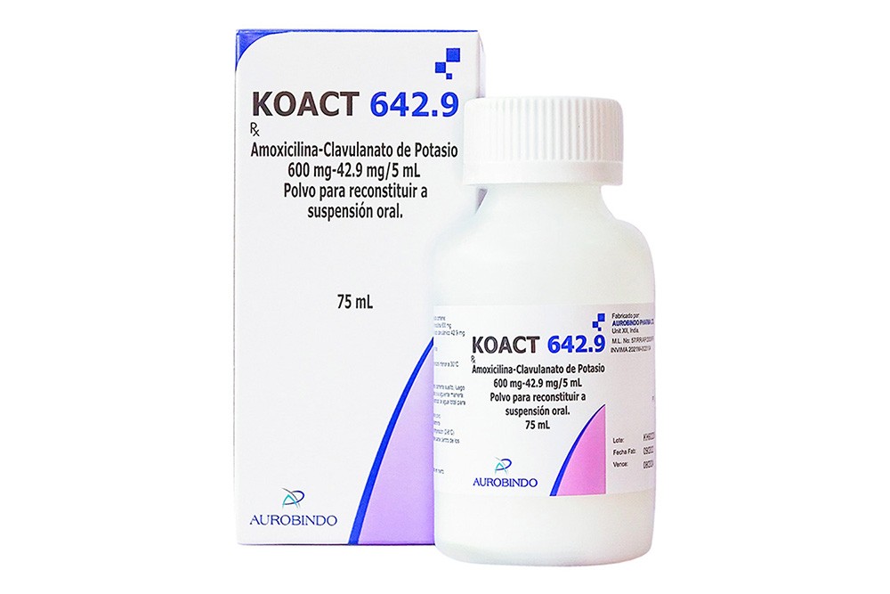 Koact 642.9 Mg Polvo Para Constituir Una Suspensión Oral 75Ml