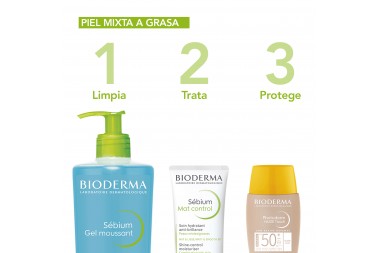 Gel Limpiador Sebium Gel Moussant Bioderma 100 Ml