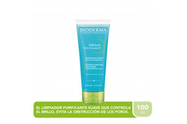 Gel Limpiador Sebium Gel Moussant Bioderma 100 Ml