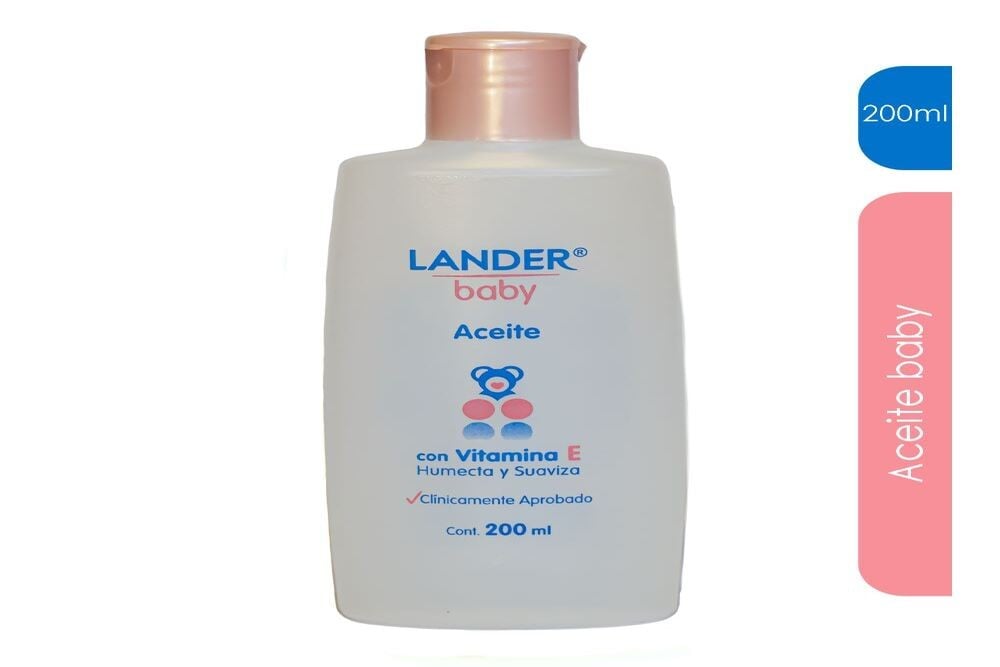 Aceite Para Bebe Lander 200 Ml