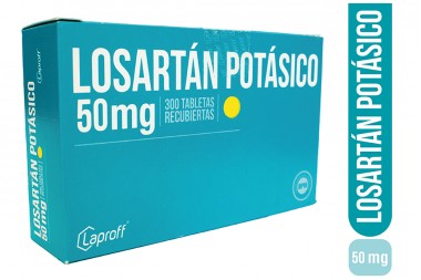 Losartán Potásico 50 Mg Laproff Caja Con 300 Tabletas