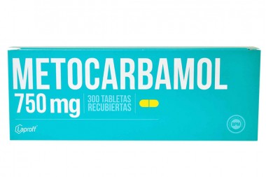 Metocarbamol 750 Mg Caja Con 300 Tabletas