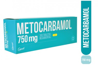 Metocarbamol 750 Mg Caja Con 300 Tabletas