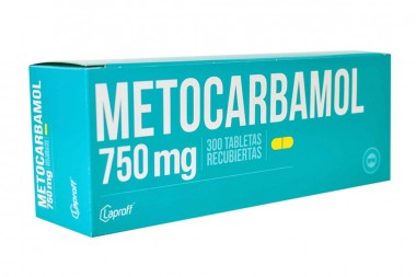 Metocarbamol 750 Mg Caja Con 300 Tabletas